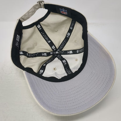 Tampa Bay Buccaneers NFL New Era Cap Beige OSFM Slideback 9TWENTY Curved Brim