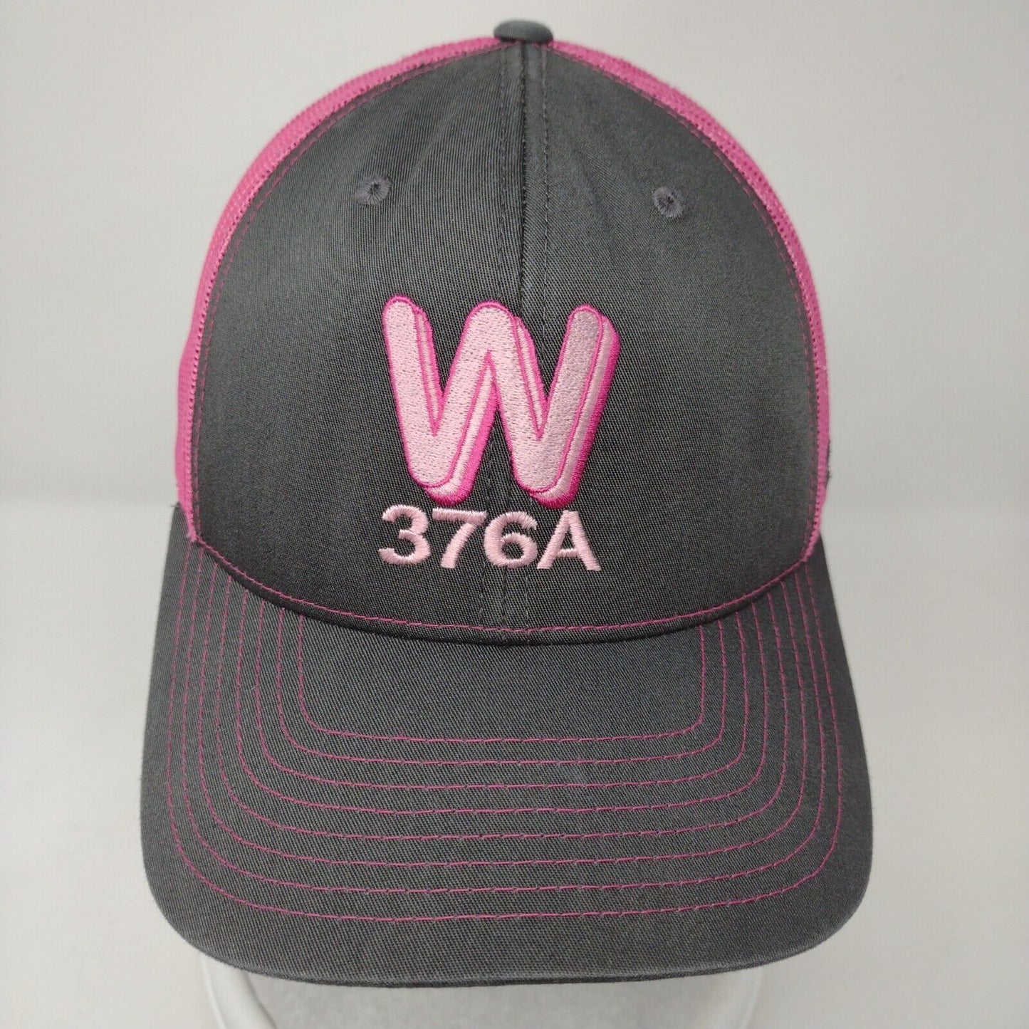 W376A Ontario OR Snapback Trucker Hat Multi OSFA Mesh Back Colorblock