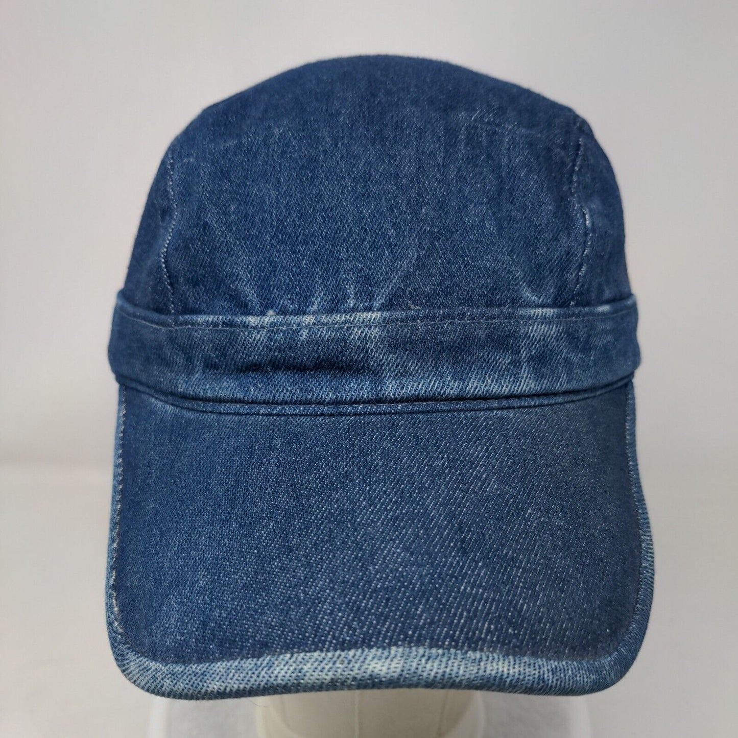 Unbranded Slideback Hat Blue One Size Adjustable Denim Blank Cotton