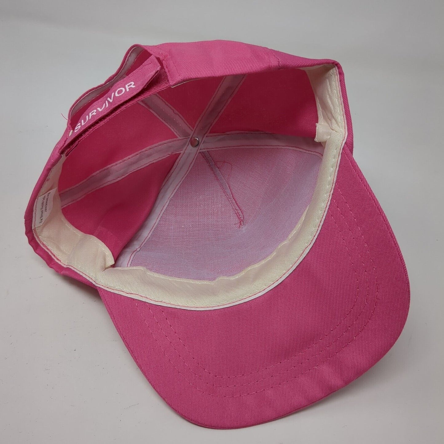 Race For The Cure Survivor Strapback Hat Pink OSFA Susan G. Komen