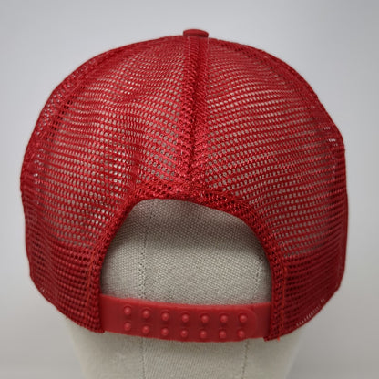 Headmost Trans America Glass Red Trucker Hat One Size Mesh Snapback Eagle