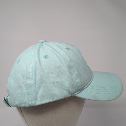 Lemon Slideback Hat Blue One Size Adjustable Embroidered Vent Holes