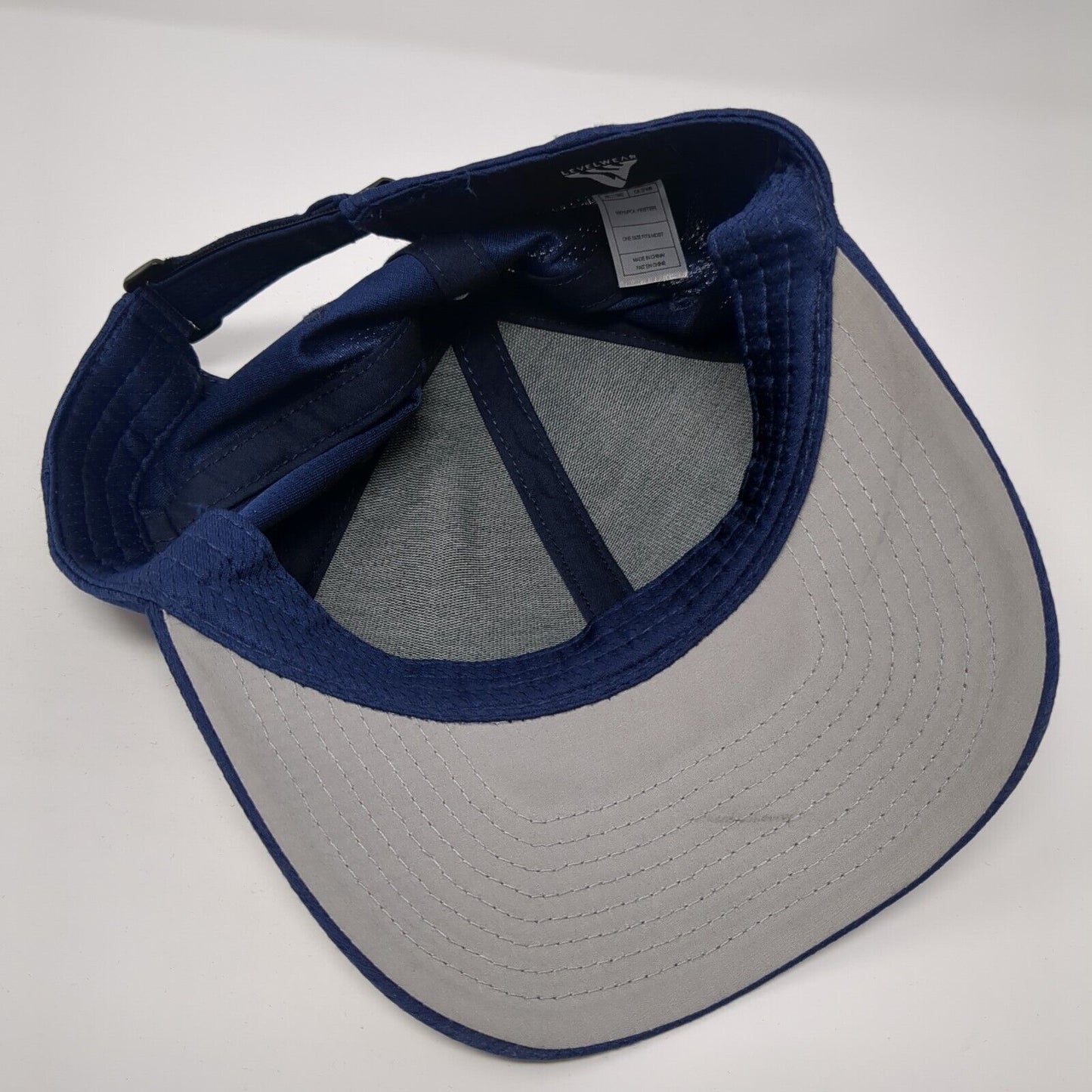 PGA Rocky Mountain Section Strapback Hat Blue One Size Levelwear 6 Panel
