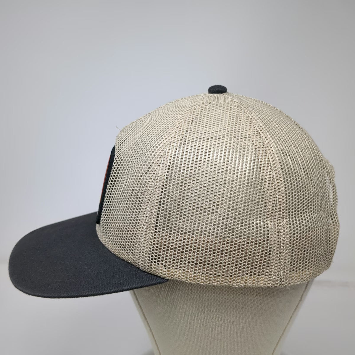 Ditch Witch Trucker Hat Beige Gray One Size Mesh Back Snapback Patch Heavy Duty