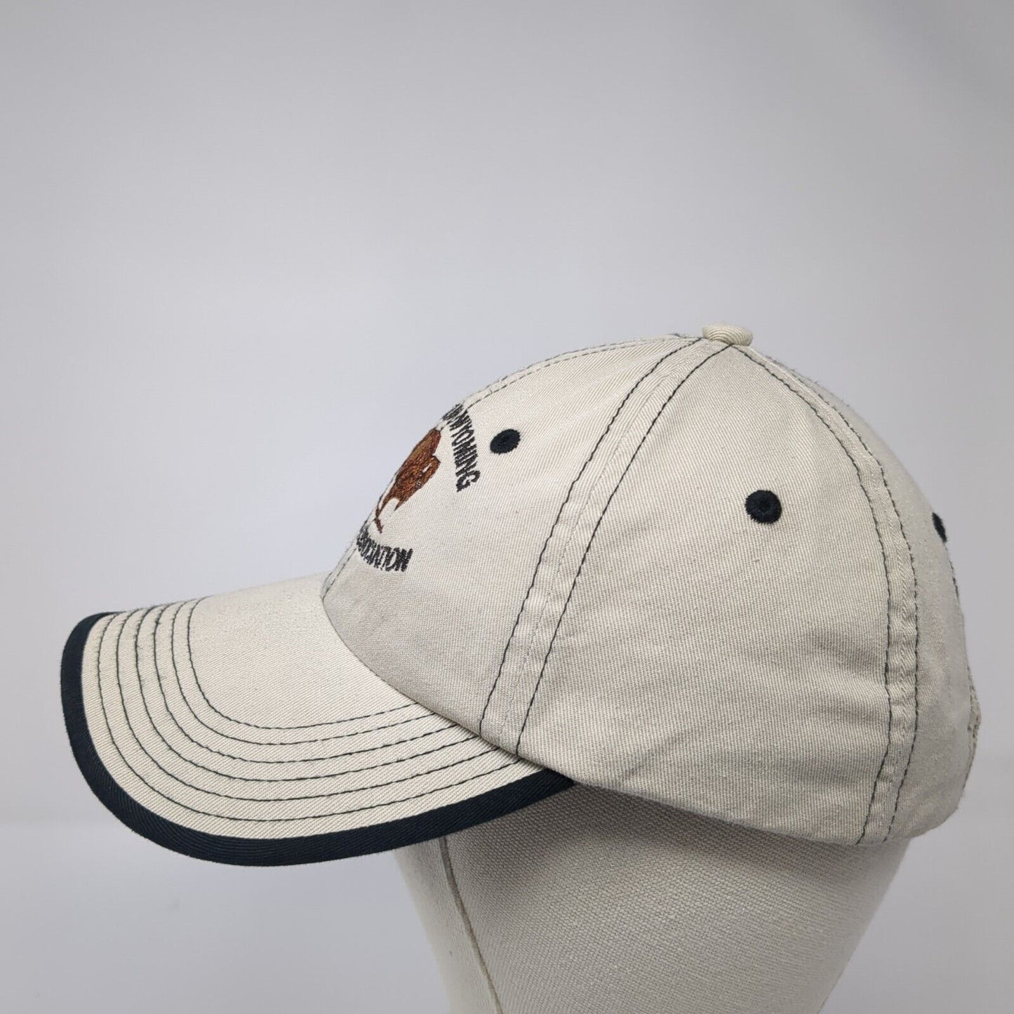 Western Wyoming Riflemans Association Strapback Hat Tan One Size 6 Panel