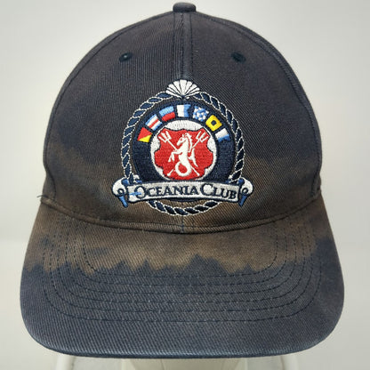 Oceania Cruises Silver Level Member Nautical Crest Blue OSFM Baseball Cap Hat