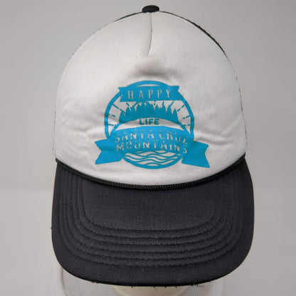 Happy Life Santa Cruz Mountains Rope Trucker Hat Multi One Size Mesh Back