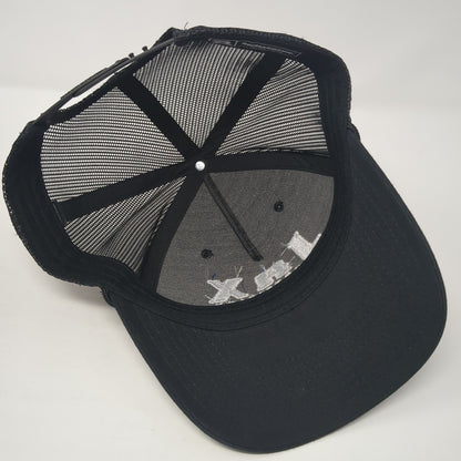Jax Nutrition Snapback Mesh Back Trucker Hat Black One Size Richardson