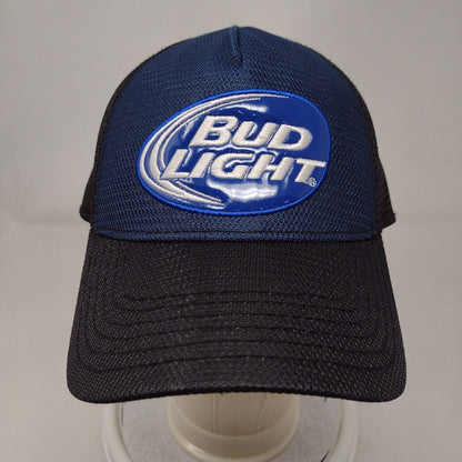 Bud Light Snapback Mesh Back Trucker Hat Multi One Size Colorblock