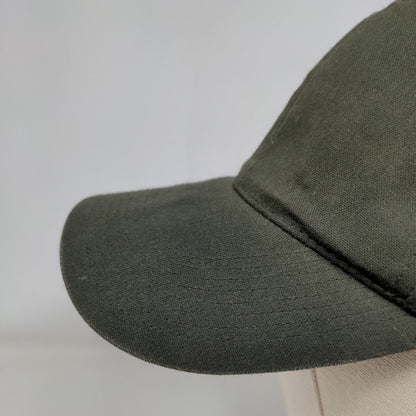 Signatures Slideback Hat Green OSFA Adjustable Solid Vent Holes Blank