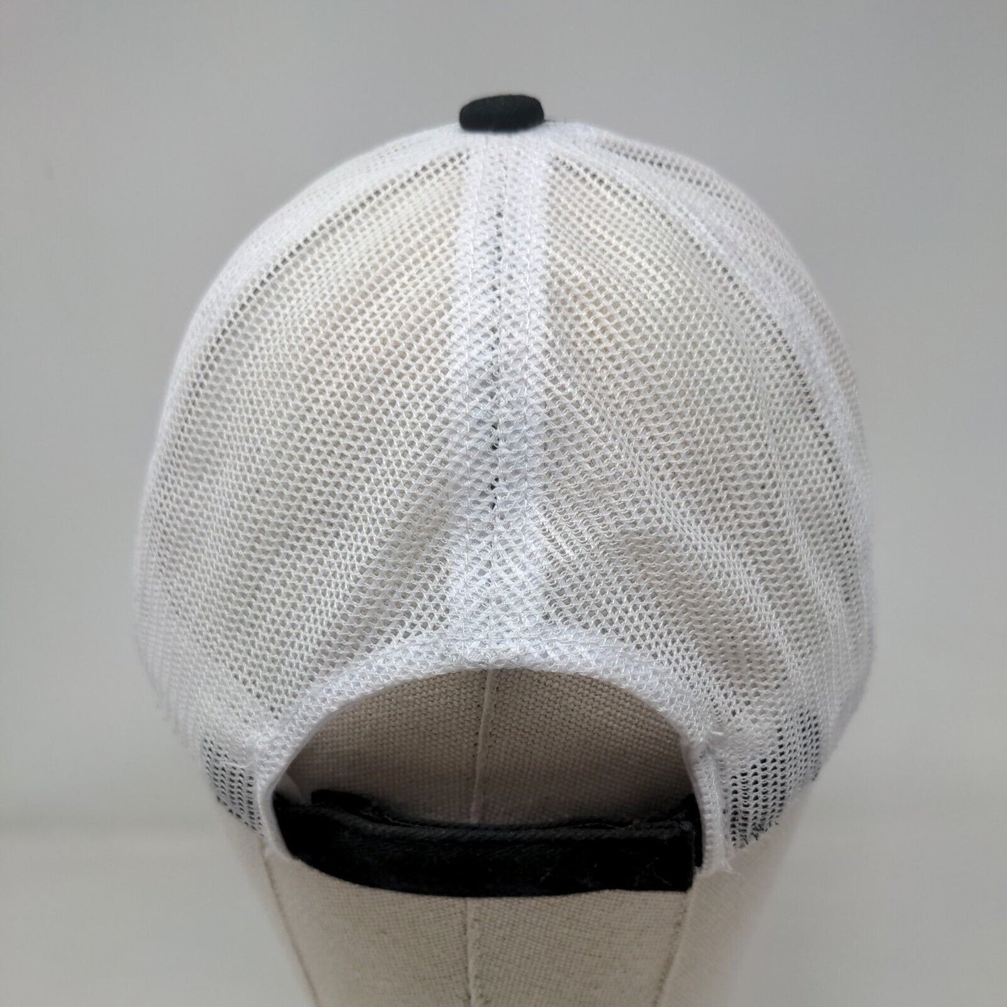 Intimidator Strapback Trucker Hat Black OSFM Adjustable Mesh Back Outdoor Cap