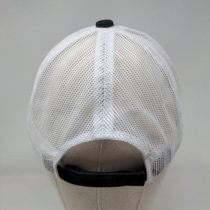 Intimidator Strapback Trucker Hat Black OSFM Adjustable Mesh Back Outdoor Cap