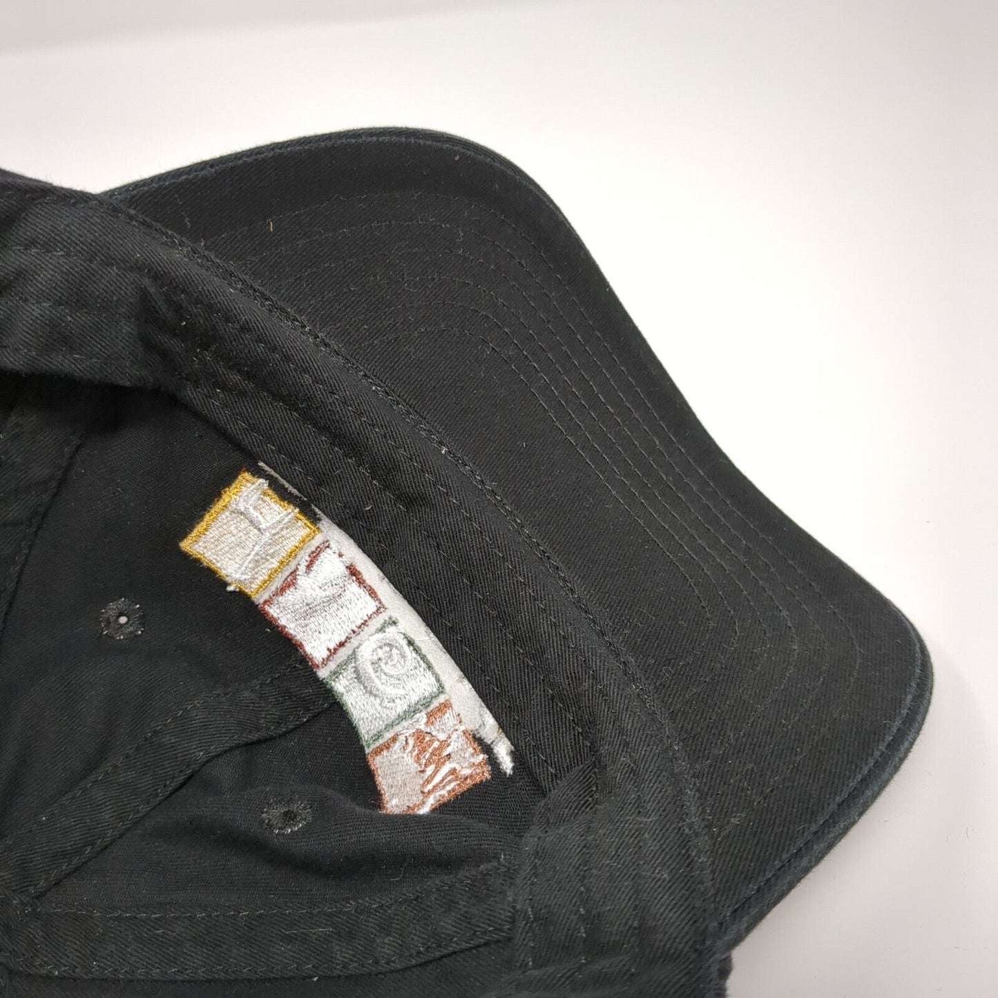 Zoo Boise Strapback Hat Black OSFA Solid Embroidered Royal Resortwear