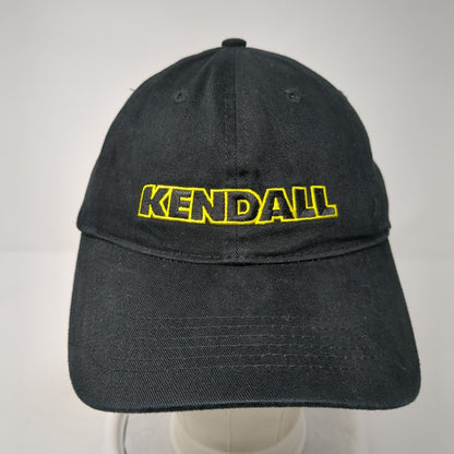 Kendall Strapback Hat Black One Size Adjustable Embroidered Pacific Headwear