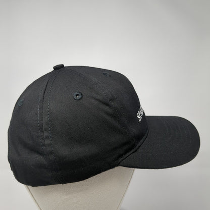 Spartan Steel Snapback Hat Black One Size Adjustable Embroidered Cap America