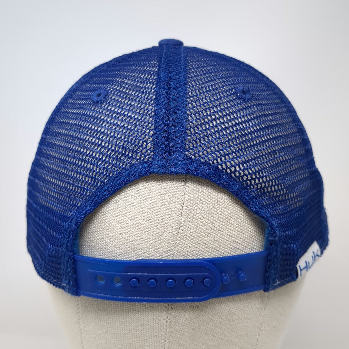 Huk Trucker Hat Blue One Size Marlin Fishing Performance Mesh Back Snapback