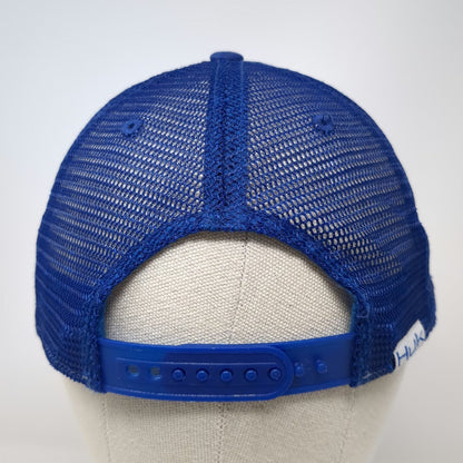 Huk Trucker Hat Blue One Size Marlin Fishing Performance Mesh Back Snapback