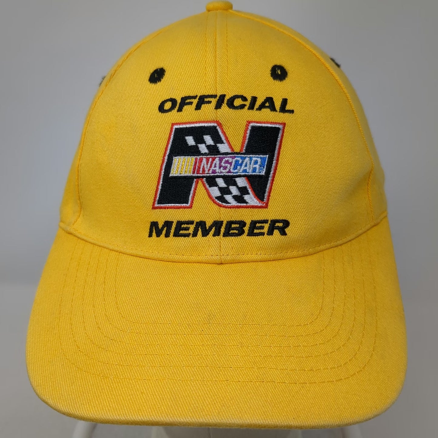 Touchstone NASCAR Official Member VIP Access Yellow One Size Baseball Cap Hat