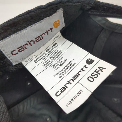 Carhartt Baseball Cap Black One Size Strapback T24 Sparkles Embroidery Hat