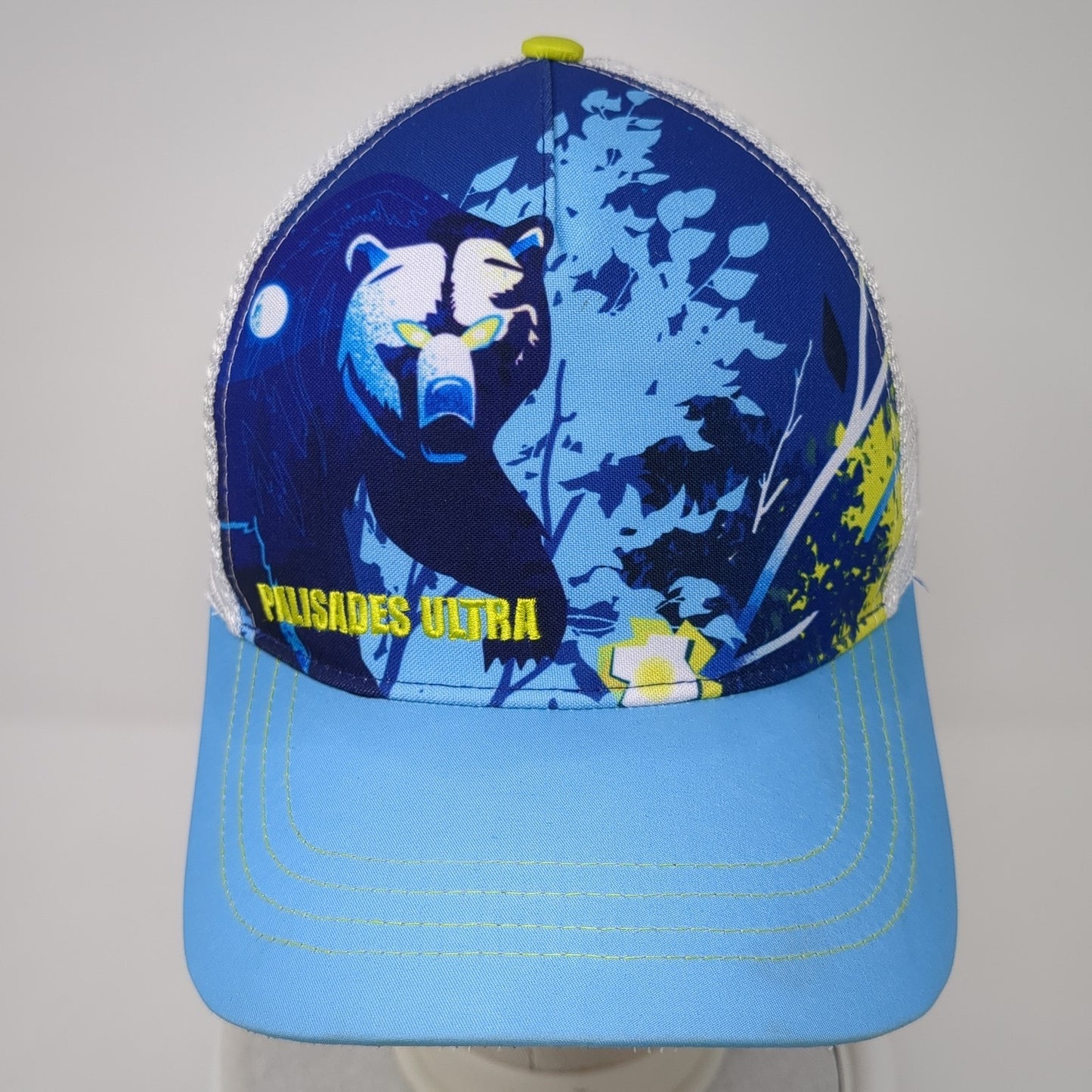 Palisades Ultra Snapback Mesh Back Trucker Hat Blue Medium Boco Gear