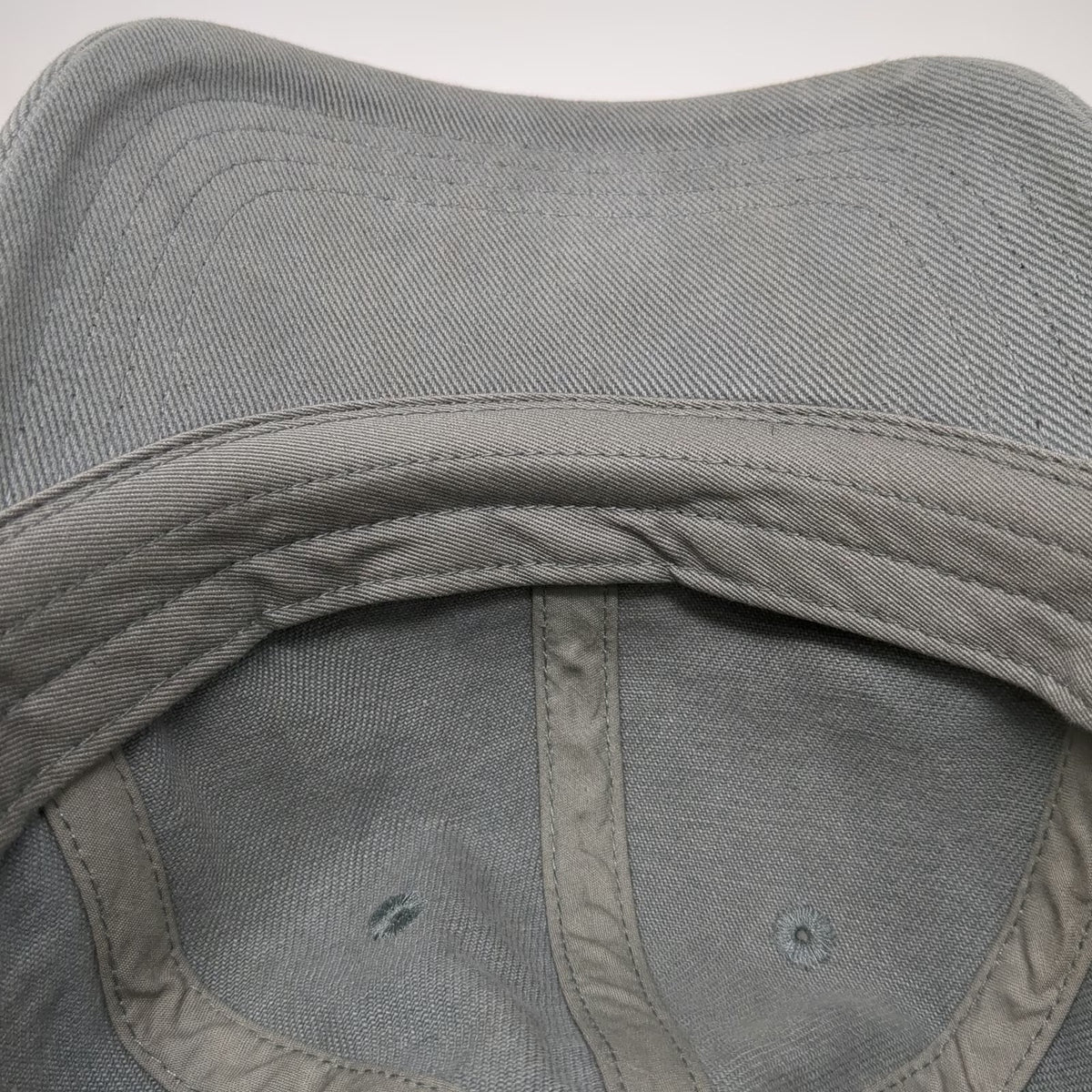 Brandy Melville Baseball Cap Gray One Size Slideback Cotton Adjustable Blank Hat