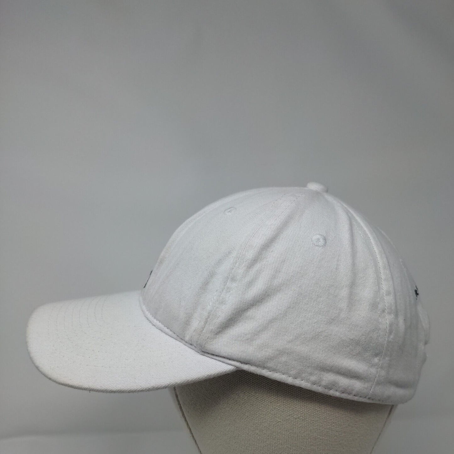 Airplane Travel More Slideback Hat White OSFM Adjustable Embroidered