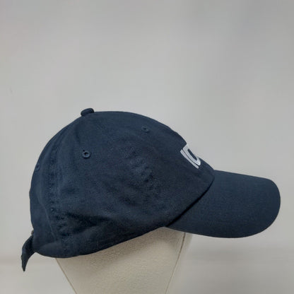 ID.me Slideback Hat Blue One Size Embroidered Adjustable Solid 6 Panel