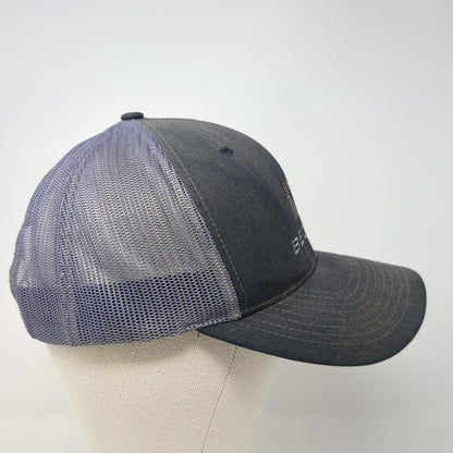 Beck's Snapback Trucker Hat Gray One Size Mesh Back Outdoor Richardson