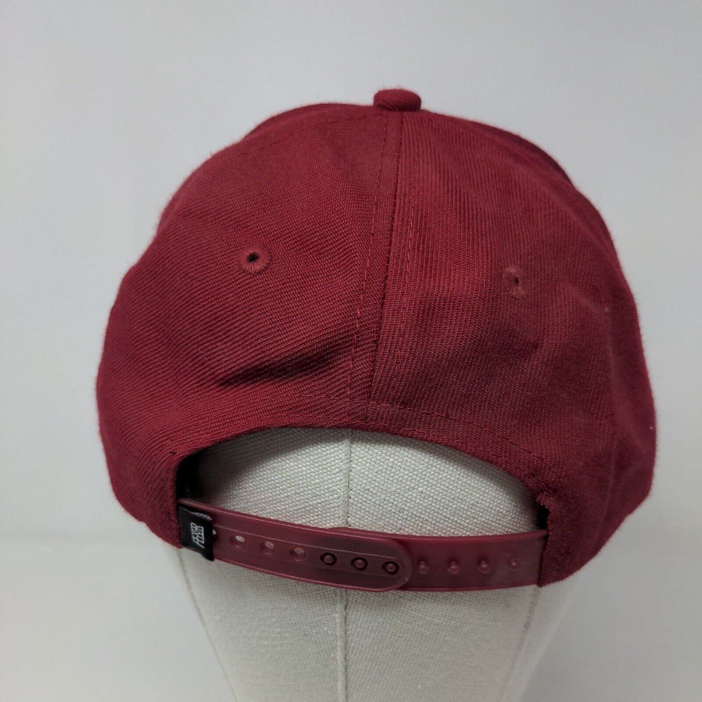 Face Everything & Rise Men's Snapback Hat Red Adjustable Embroidered Logo