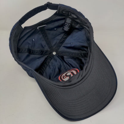 R5 Slideback Hat Blue OSFM Adjustable Embroidered Heritage86 Nike Dri-Fit