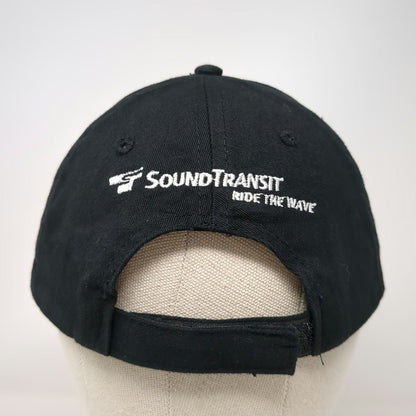 Associated Premium Emerald Downs Sound Transit Black One Size Baseball Cap Hat