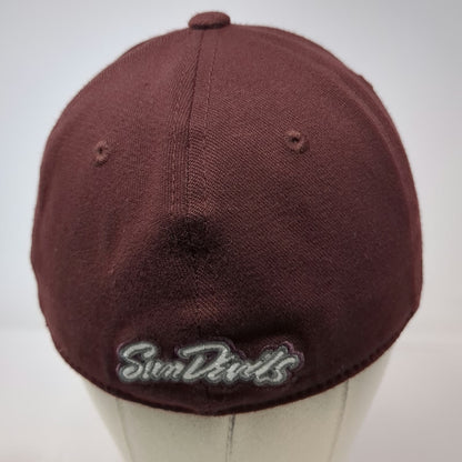 Arizona State Sun Devils NCAA Top of the World Cap Red Size S/M Hat Stretch Fit