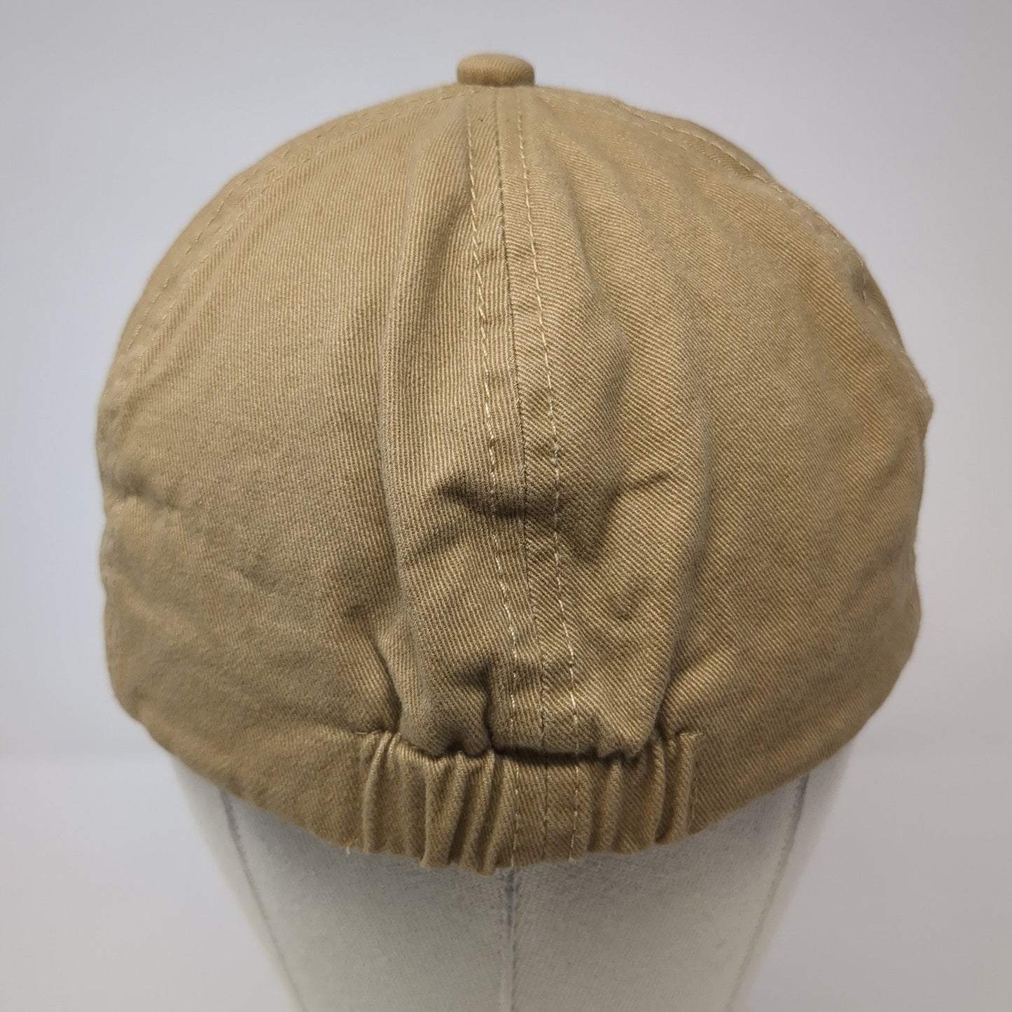 Voboom Newsboy Cap Brown One Size Stretch Lightweight Vented Holes Blank