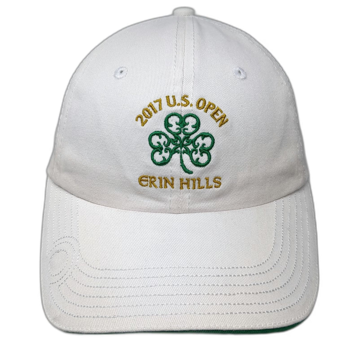 USGA Baseball Cap White One Size 2017 U.S. Open Erin Hills Clover Member Hat