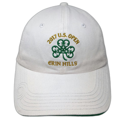 USGA Baseball Cap White One Size 2017 U.S. Open Erin Hills Clover Member Hat