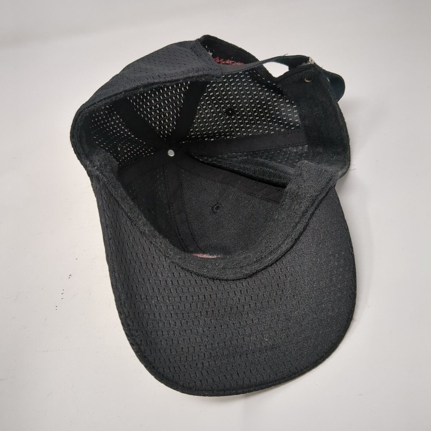 Chef Works Slideback Hat Black OSFA Embroidered Adjustable 6 Panel