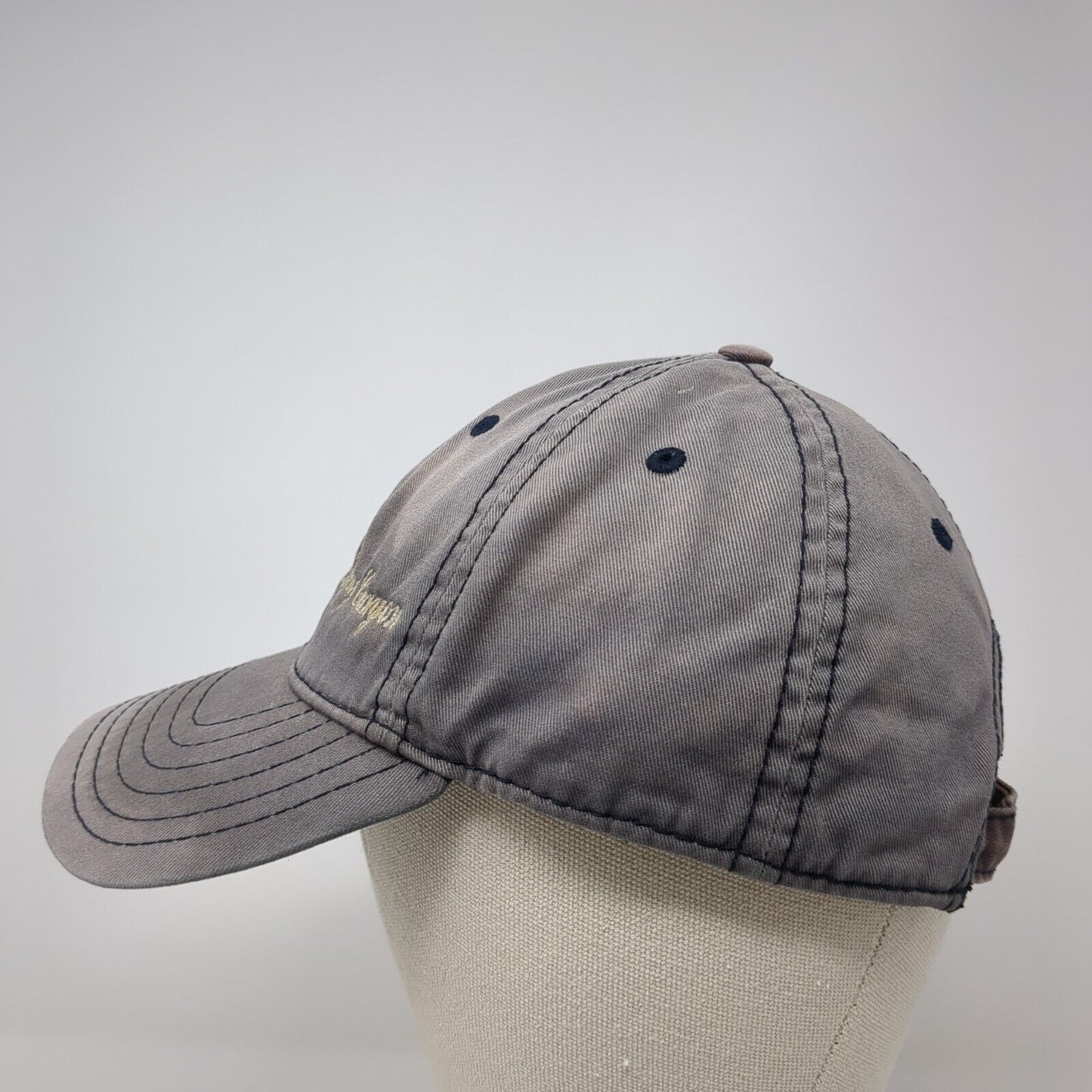 Kings Canyon Slideback Hat Blue One Size Adjustable Embroidered Triangle Sport