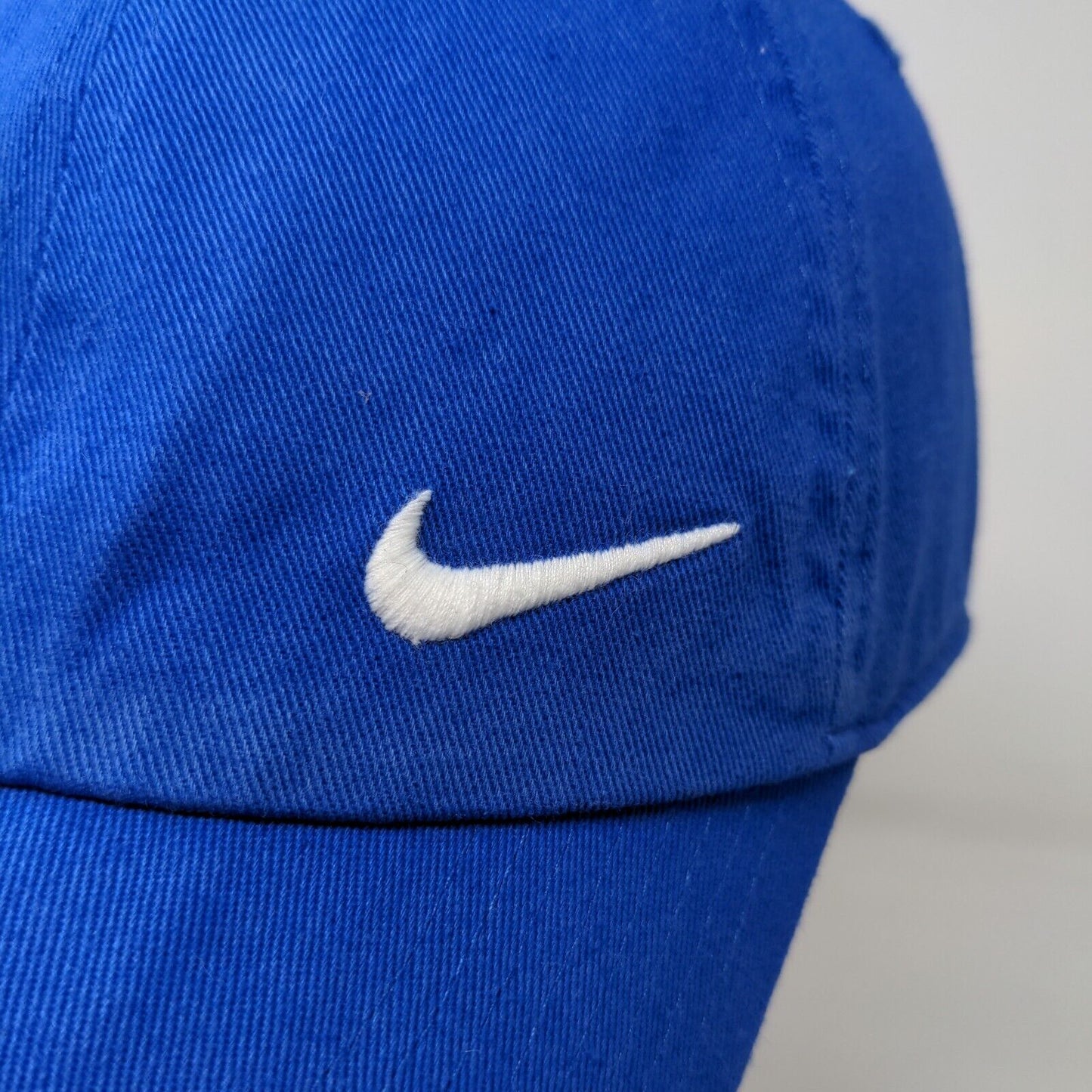 Nike S1ze Heritage86 Men's Slideback Hat Blue Size OSFM Embroidered Swoosh Logo