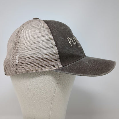 Pendleton Whisky Baseball Cap Brown One Size Bucking Bronco Let'er Buck Hat