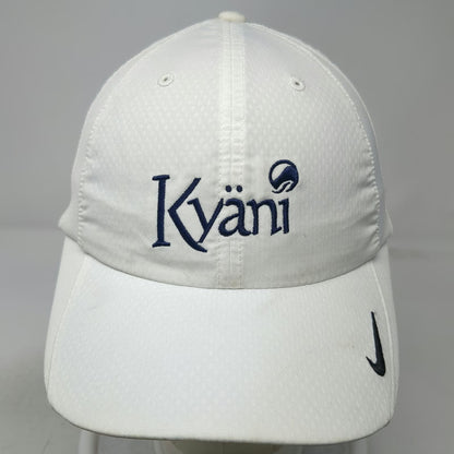 Nike Baseball Cap White One Size Kyäni Golf Logo Performance Strapback Hat