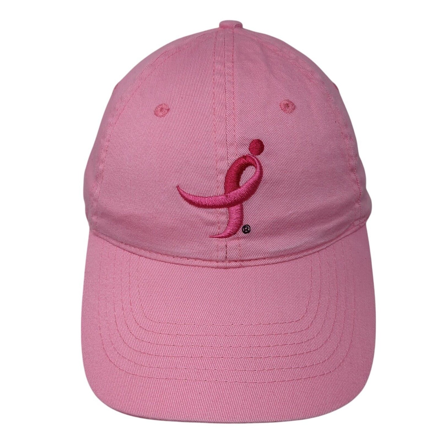 NAPA All Out For The Cure Strapback Hat Pink One Size Adjustable Embroidered