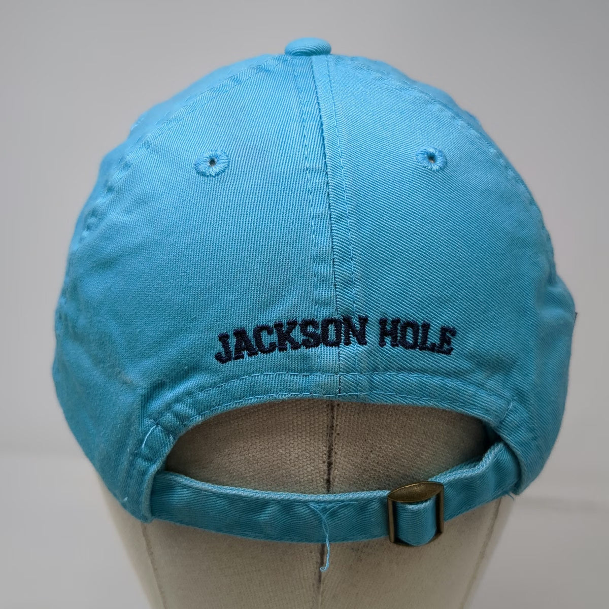 Legacy Baseball Cap Blue One Size Jackson Hole Bucking Horse Slideback Hat