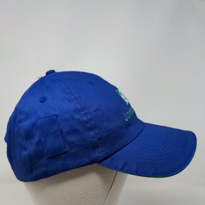 James Hardie Lowe's Strapback Hat Blue One Size Adjustable Embroidered Cotton