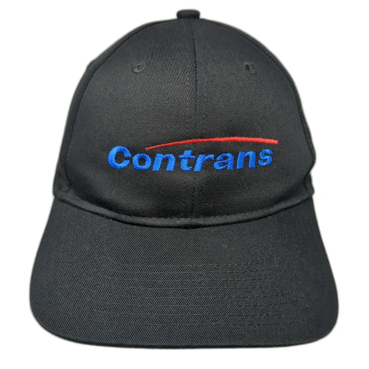 Port Authority Snapback Black One Size Contrans Embroidered Logo Baseball Hat