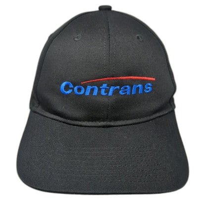 Port Authority Snapback Black One Size Contrans Embroidered Logo Baseball Hat