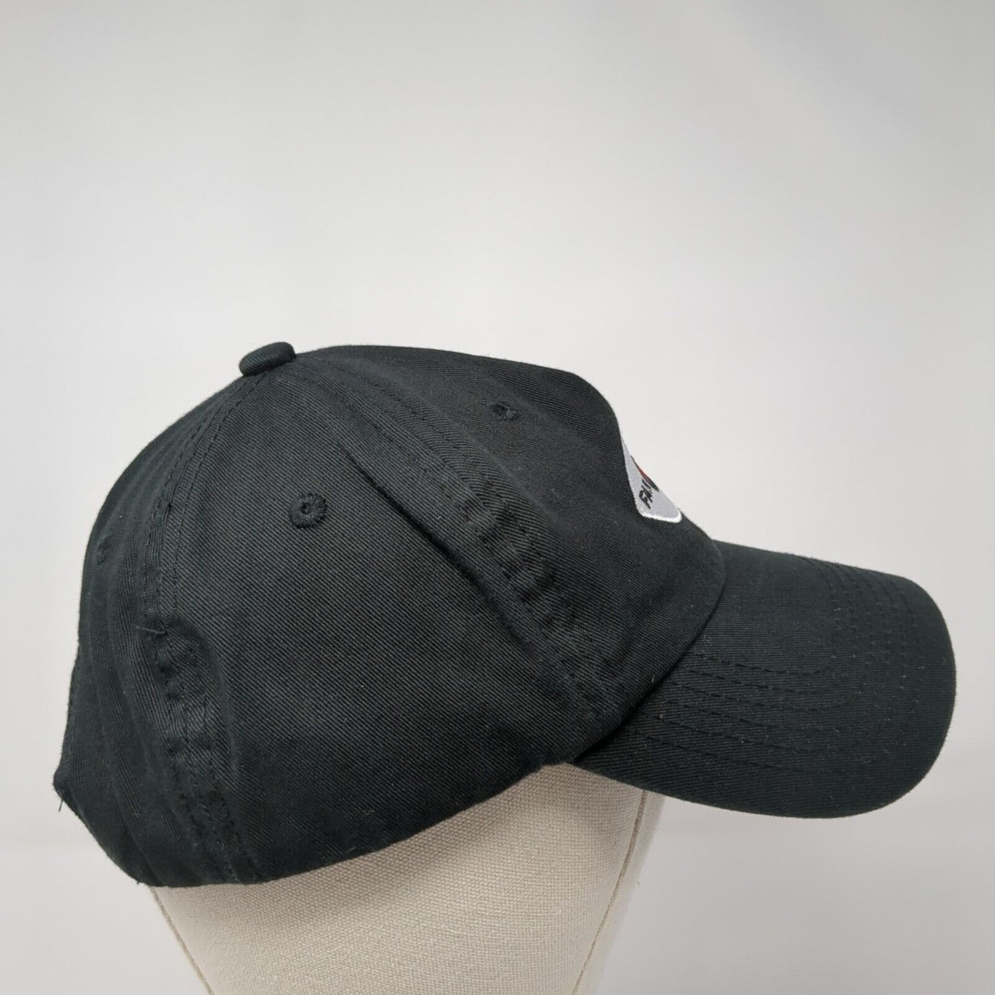 MFM Fan Cult Snapback Hat Black One Size Adjustable Embroidered Vented Holes