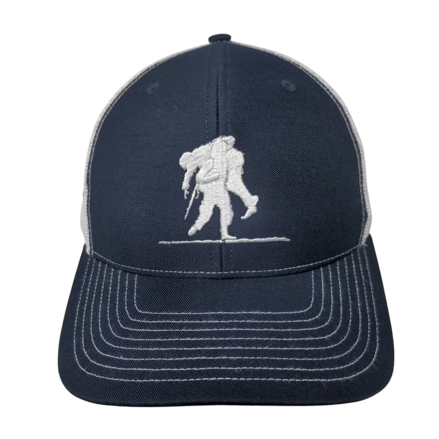Wounded Warrior Project Snapback Trucker Hat Blue One Size Mesh Back Richardson