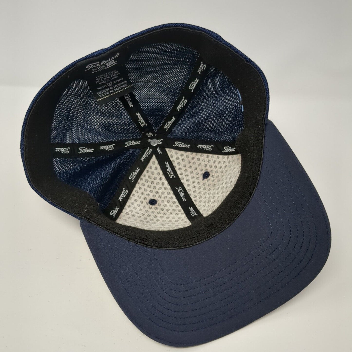 Titleist Fitted Mesh Back Hat Blue Small-Medium Embroidered New Era