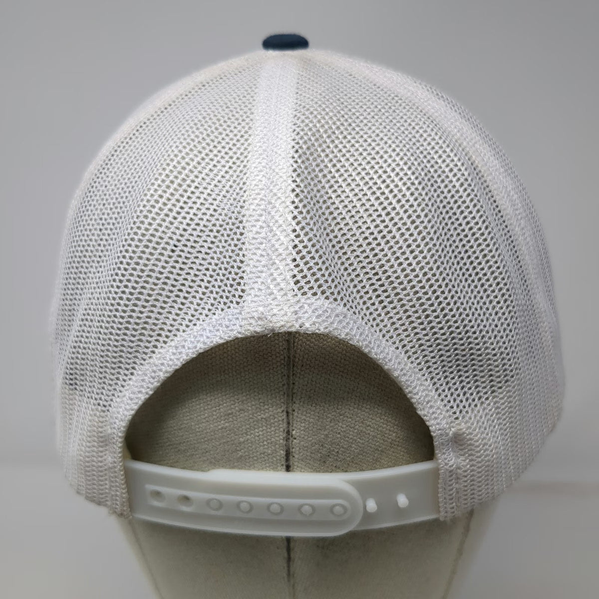 Yupoong Trucker Hat Blue One Size Mesh Snapback Alarminati AMP Graphic Patch