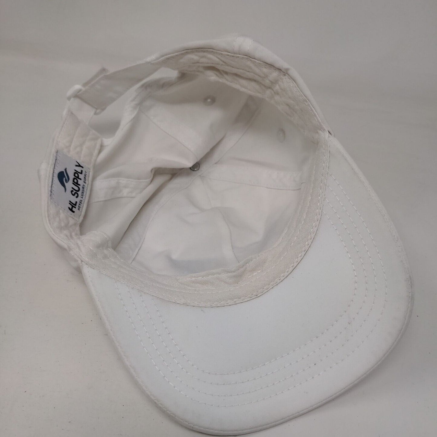 Kids For All Seasons Strapback Hat White One Size Embroidered 6 Panel